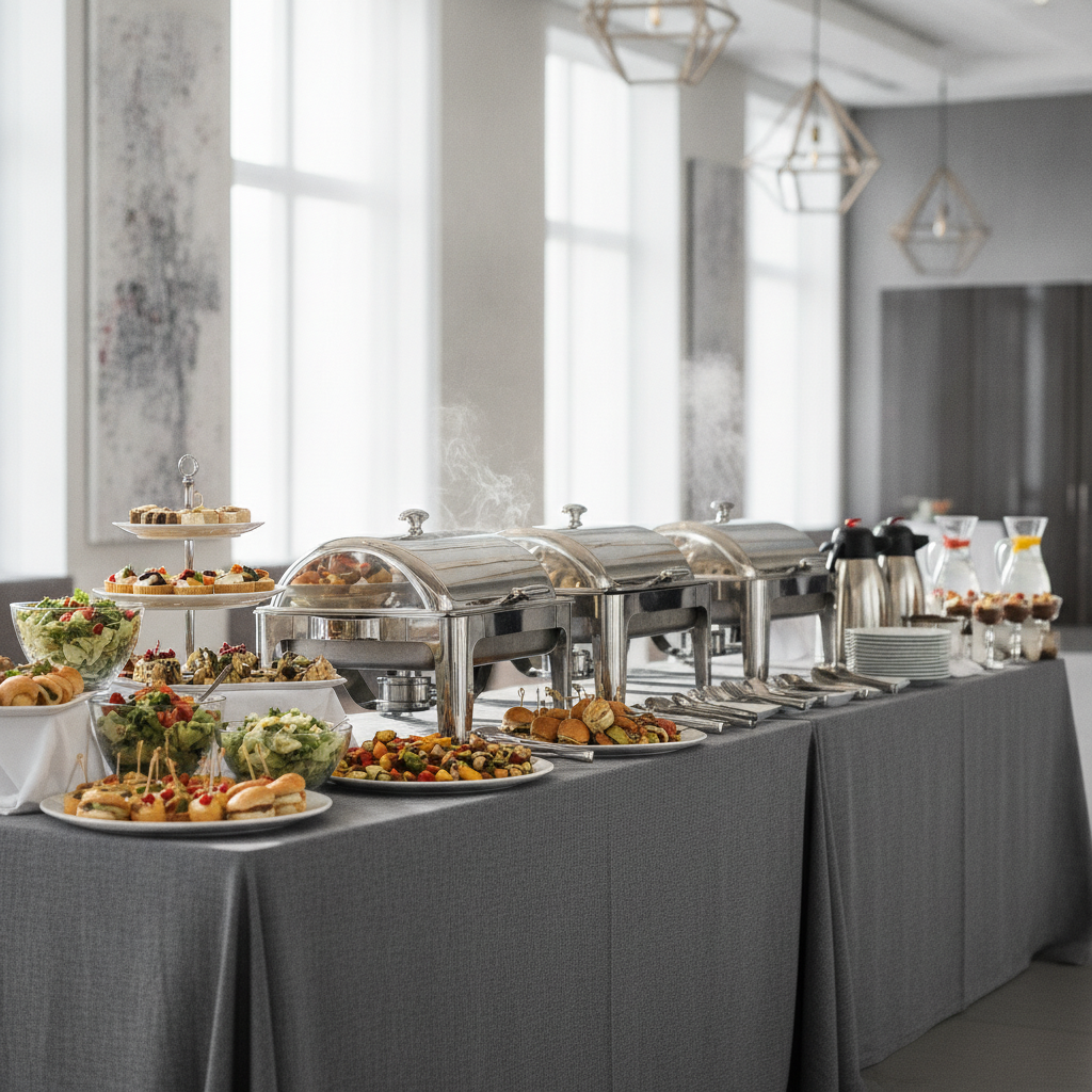 corporate event Catering Service - No Face and No Text
