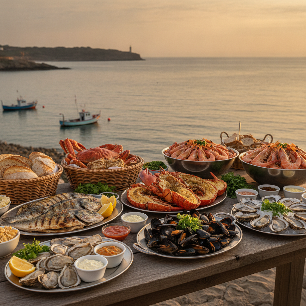 Seafood Catering Service - No Face and No Text