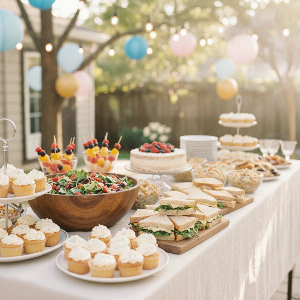 Birthday Party Catering - No Face and No Text